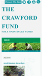 Mobile Screenshot of crawfordfund.org